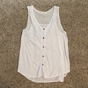 ANTHRO Button Down Tank